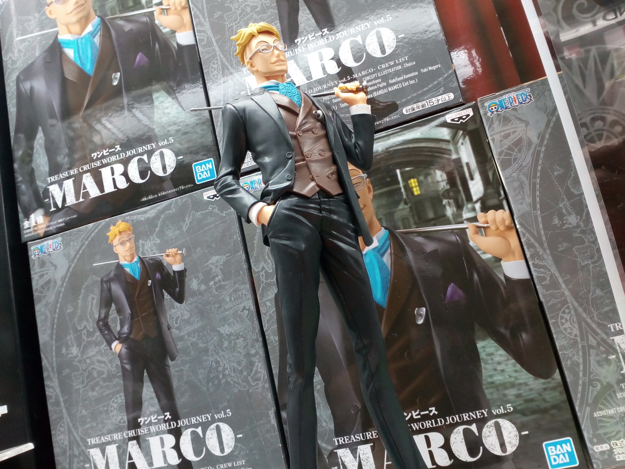 Marco ของแท้ JP แมวทอง - Treasure Cruise World Journey Banpresto [โมเดลวันพีช]