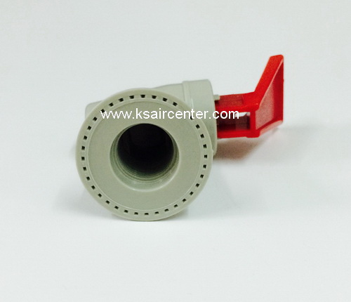 ก๊อกเกลียวใน นํ้าร้อน สีแดง SP (รหัสสินค้า 003006)