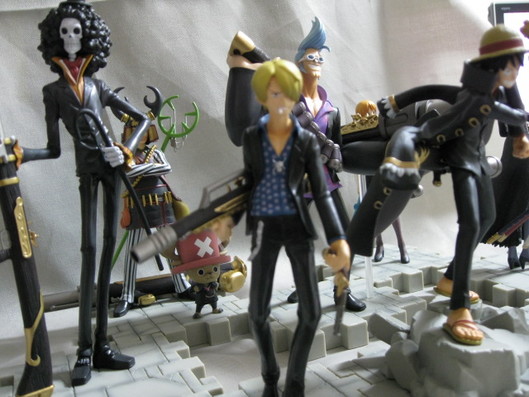 Straw Hat Pirates Strong World Set ของแท้ JP แมวทอง - Ichiban Kuji Banpresto [โมเดลวันพีช] (9 ตัว)