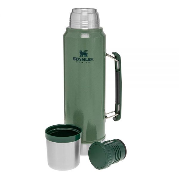 Classic Vacuum Bottle 1.0L1.1Qt Hammertone Green