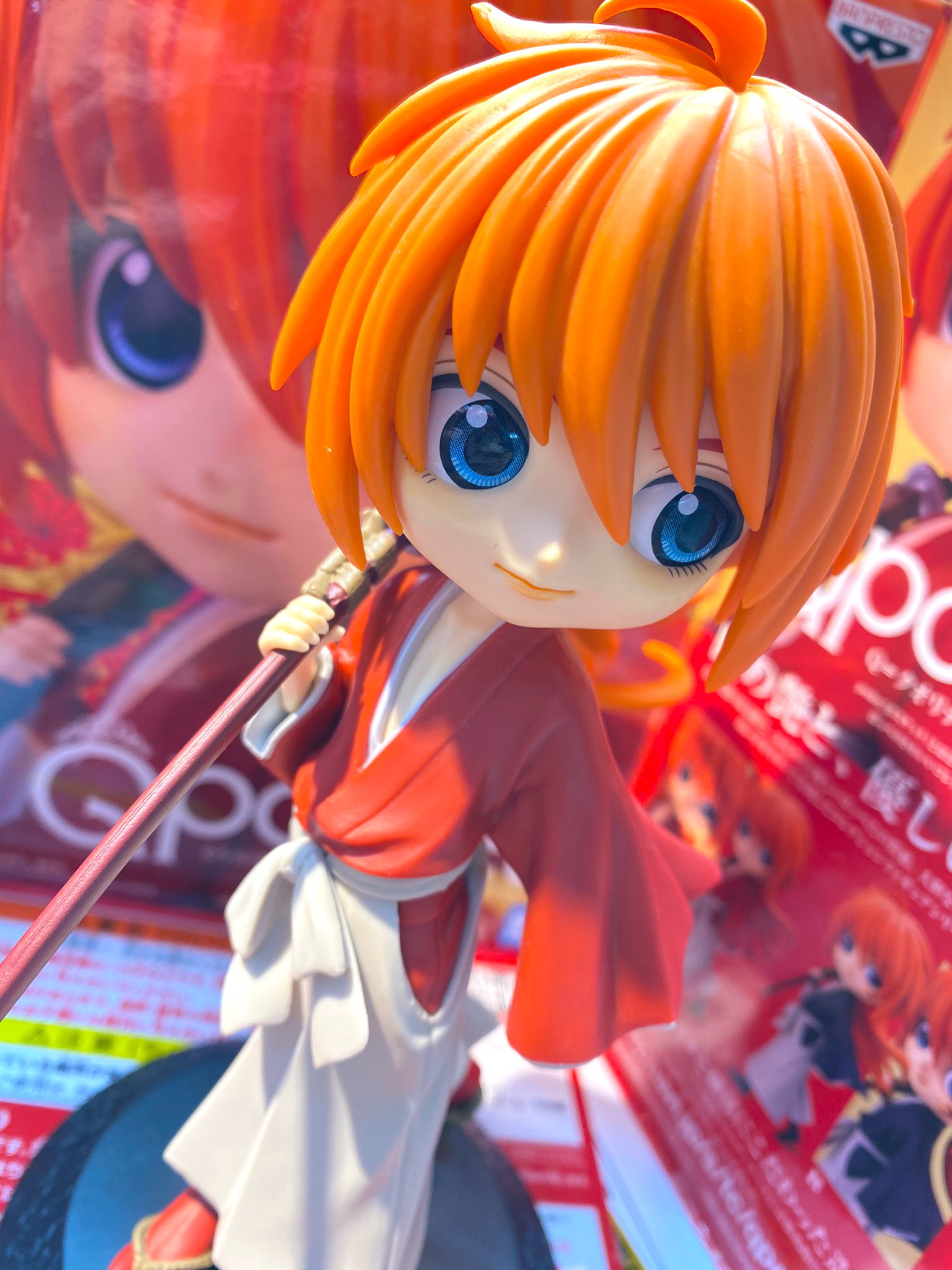 Kenshin ของแท้ JP - Q posket Banpresto [โมเดล Rurouni Kenshin]
