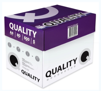 กระดาษถ่ายเอกสาร [Quality] 80g A4 กล่องม่วง (500 แผ่น)