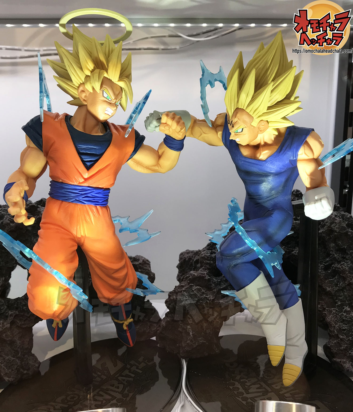 Goku VS Vegeta ของแท้ JP แมวทอง - Dokkan Battle Collab Banpresto [โมเดลดราก้อนบอล] (2 ตัว)