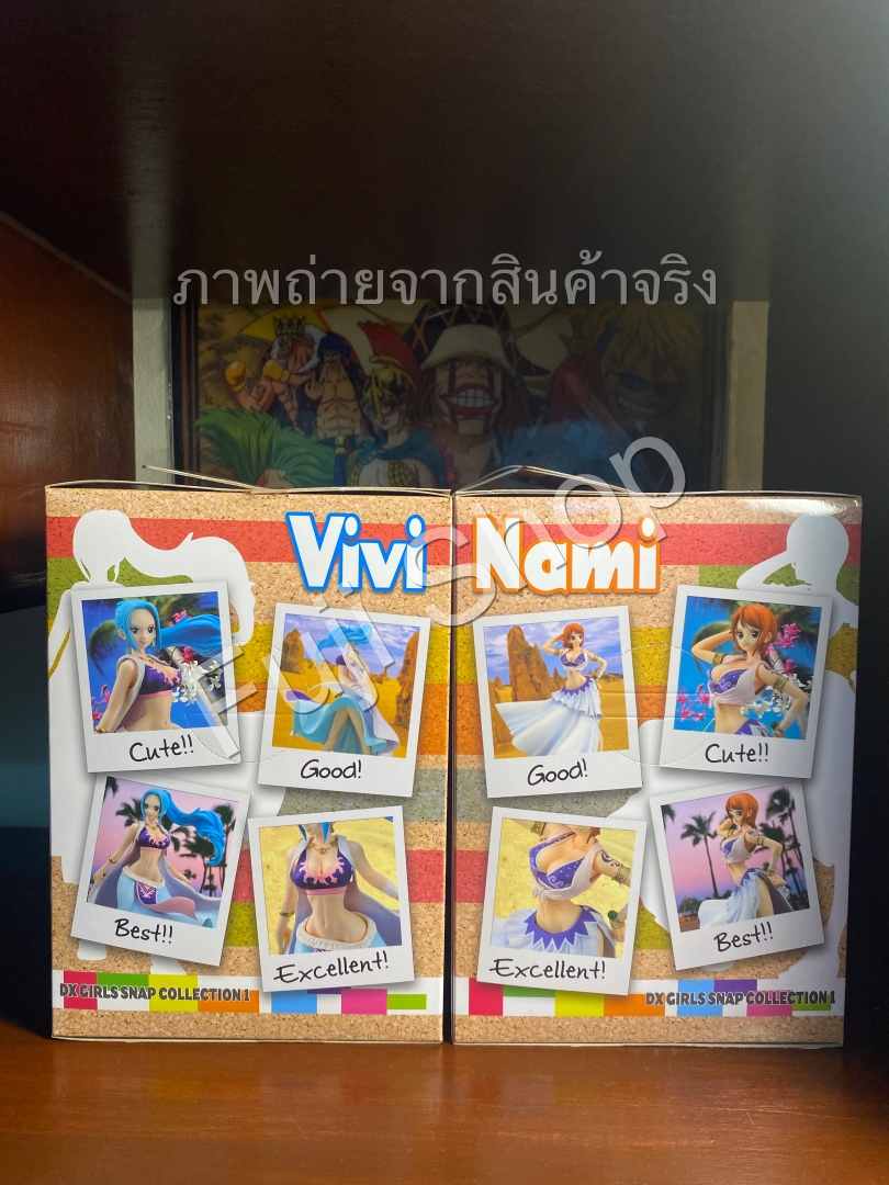 Nami & ViVi ของแท้ JP แมวทอง - Girls Snap Collection Banpresto [โมเดลวันพีช] (2 ตัว)