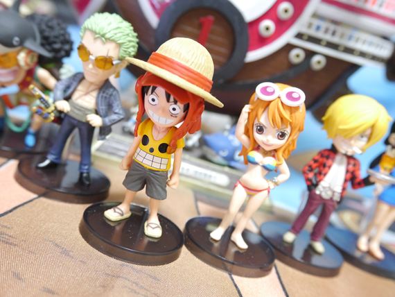 Straw Hat Pirates Film Z Set ของแท้ JP แมวทอง - WCF Banpresto [โมเดลวันพีช] (9 ตัว)