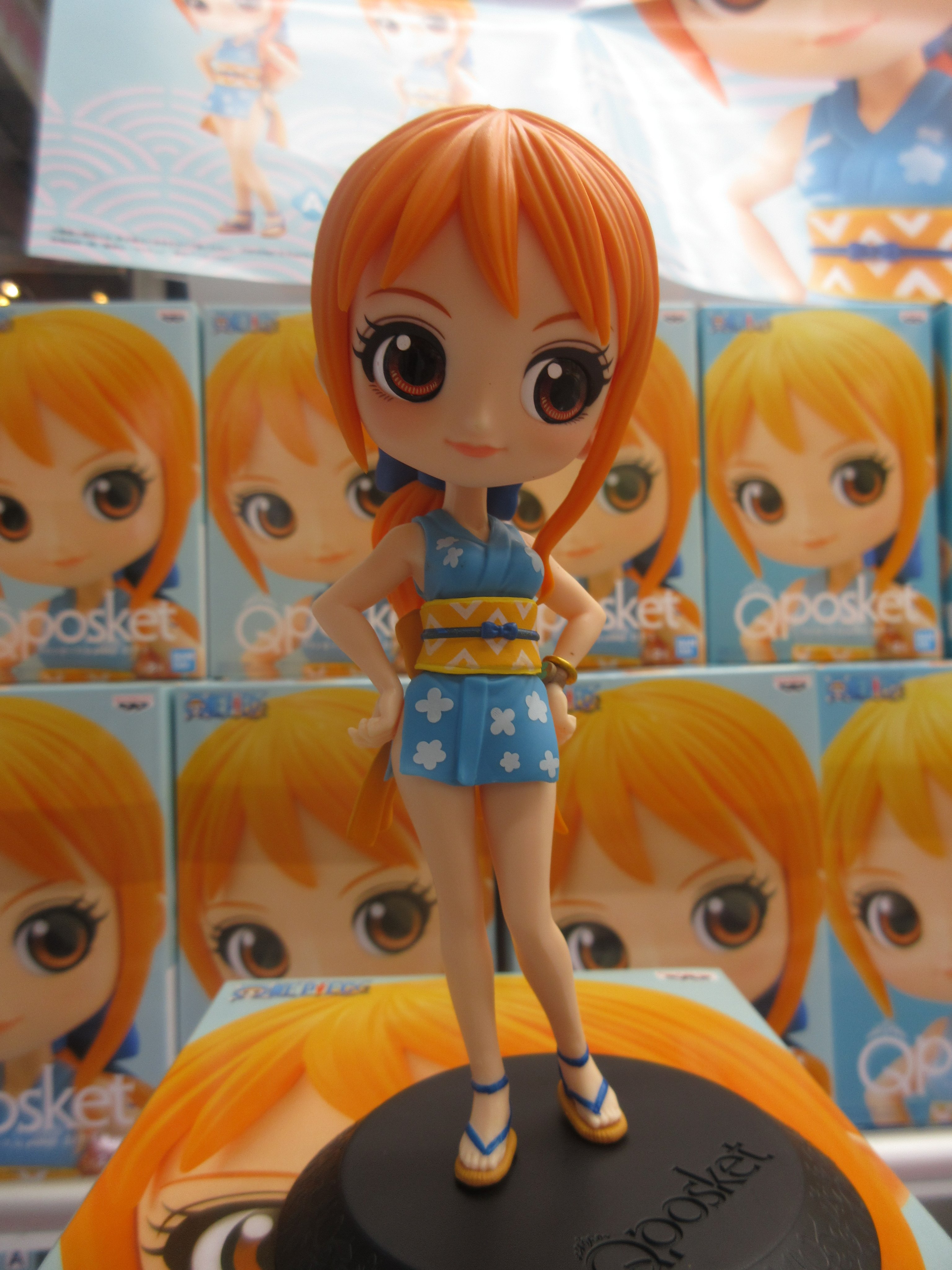 Nami Wano ของแท้ JP แมวทอง - Q Posket Banpresto [โมเดลวันพีช]