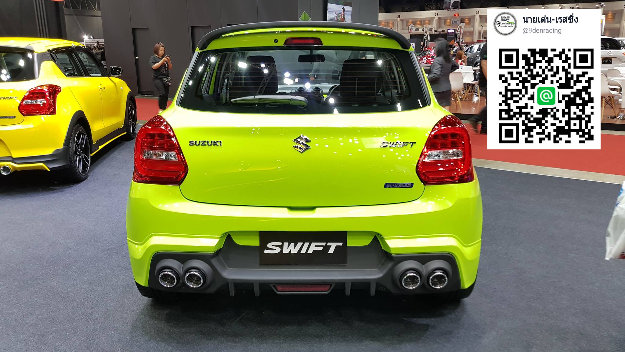 9Den&Ideo Speed Style สเกิร์ตหลัง1ชิ้น VS Suzuki Swift'18-ปัจจุบัน [สปอร์ตเหนือระดับลงตัวพร้อมแล้วที่จะก้าวไปกับคุณๆ]