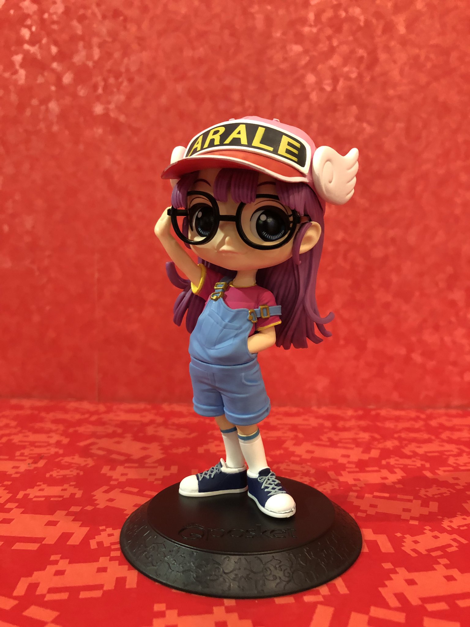 Arale ของแท้ JP - Q Posket Banpresto [โมเดล Dr.Slump]