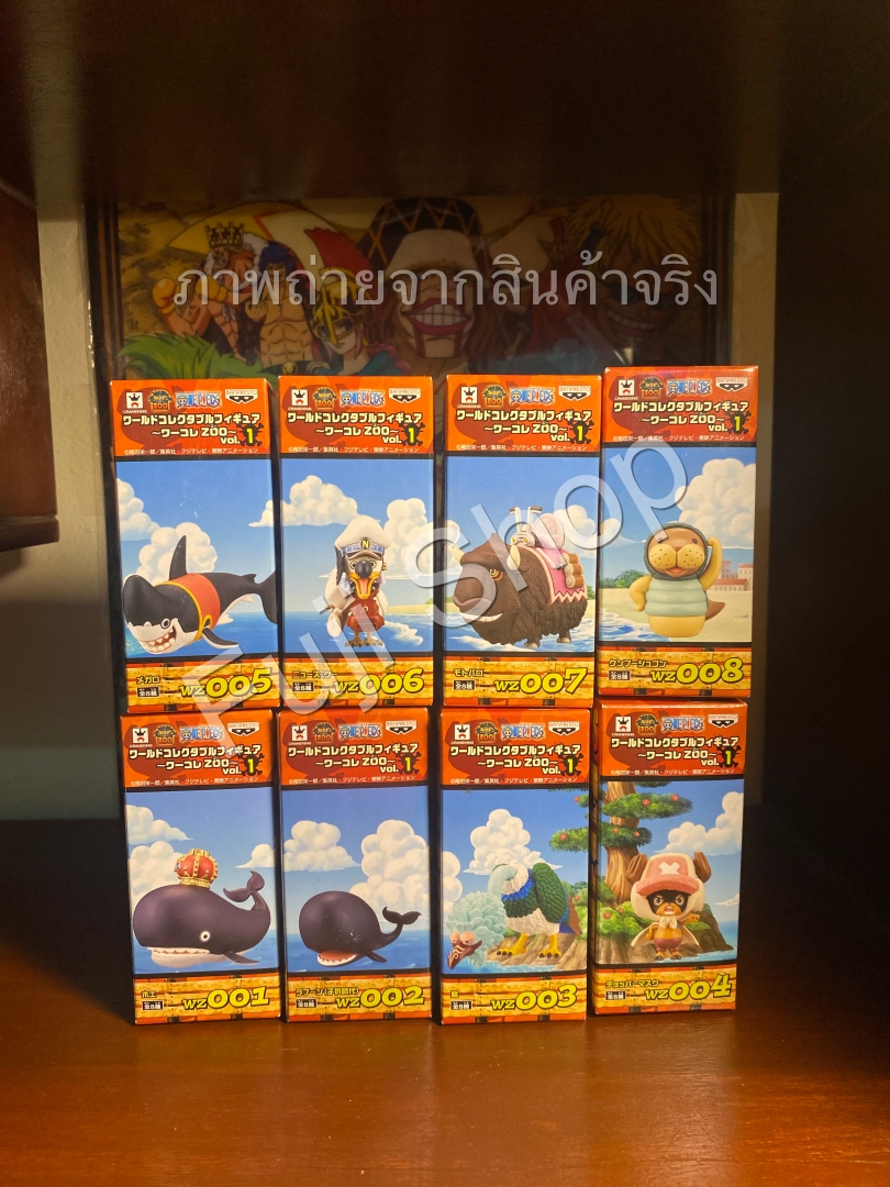 Zoo Set ของแท้ JP แมวทอง - WCF Banpresto [โมเดลวันพีช] (8 ตัว)