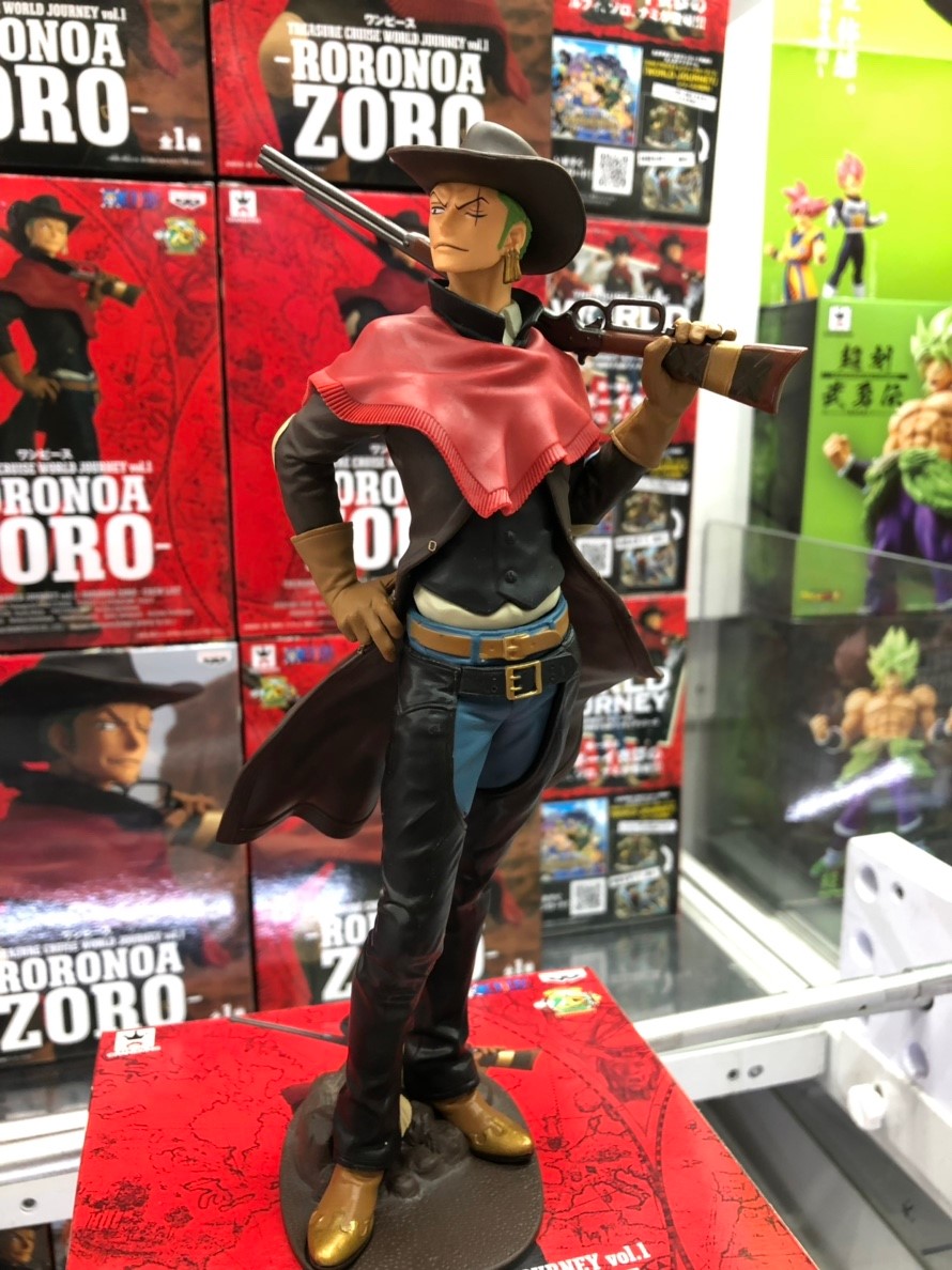 Zoro ของแท้ JP แมวทอง - Treasure Cruise World Journey Banpresto [โมเดลวันพีช]