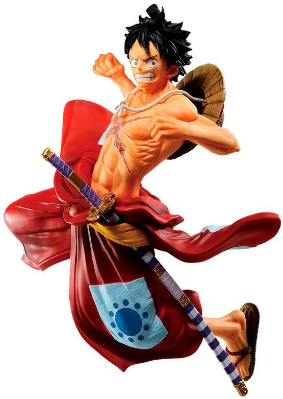 Luffy Wano ของแท้ JP แมวทอง - Ichiban Kuji Banpresto [โมเดลวันพีช]