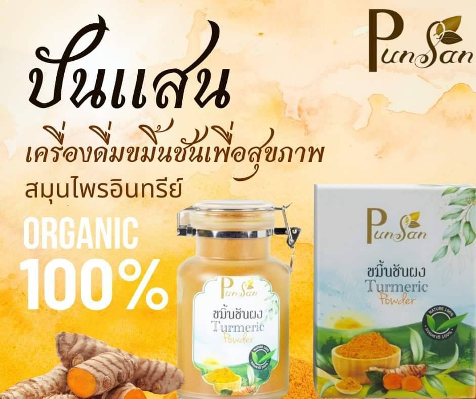 ผงขมิ้นชันอินทรีย์ Tumeric Powder Organic