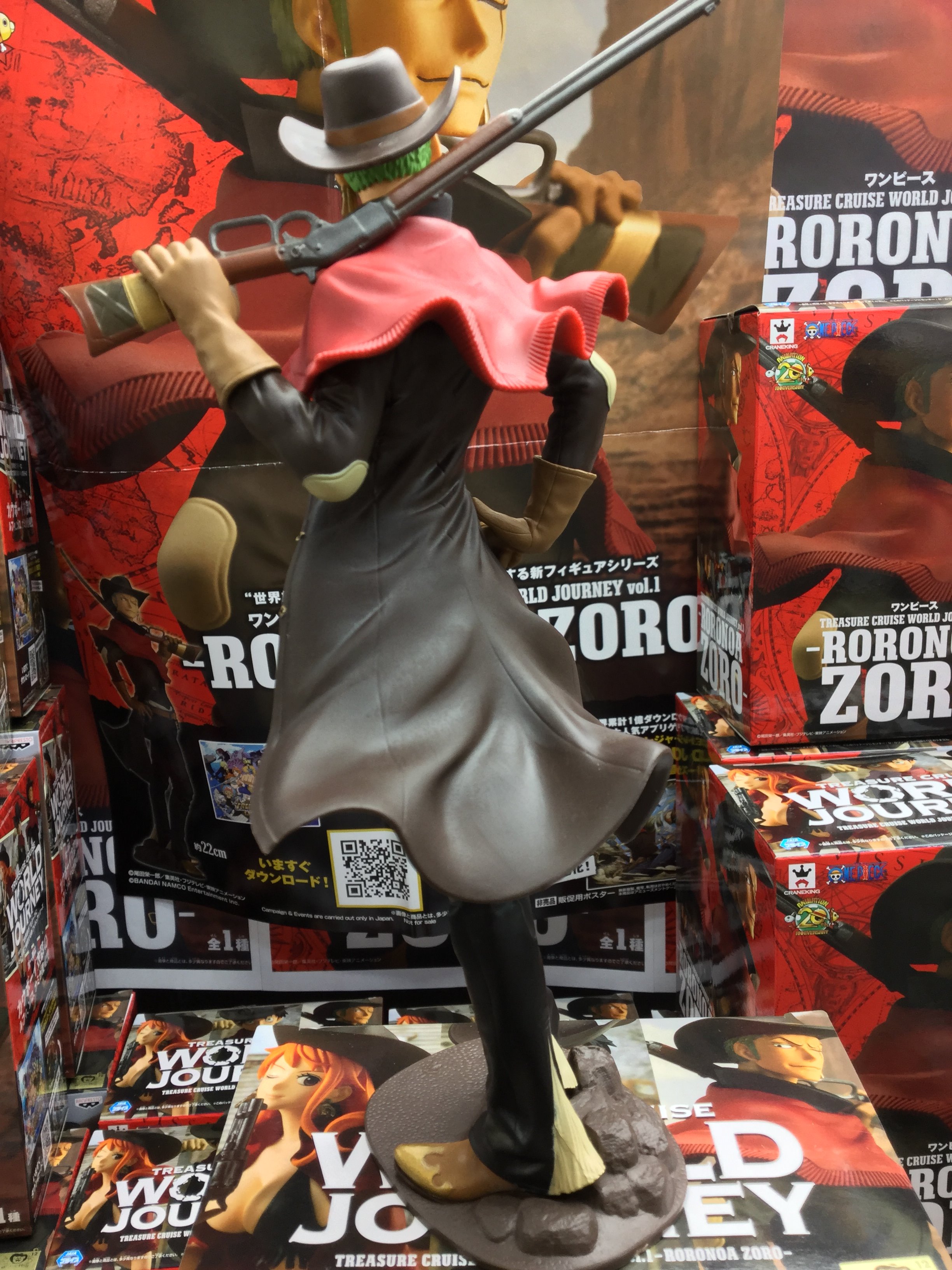 Zoro ของแท้ JP แมวทอง - Treasure Cruise World Journey Banpresto [โมเดลวันพีช]