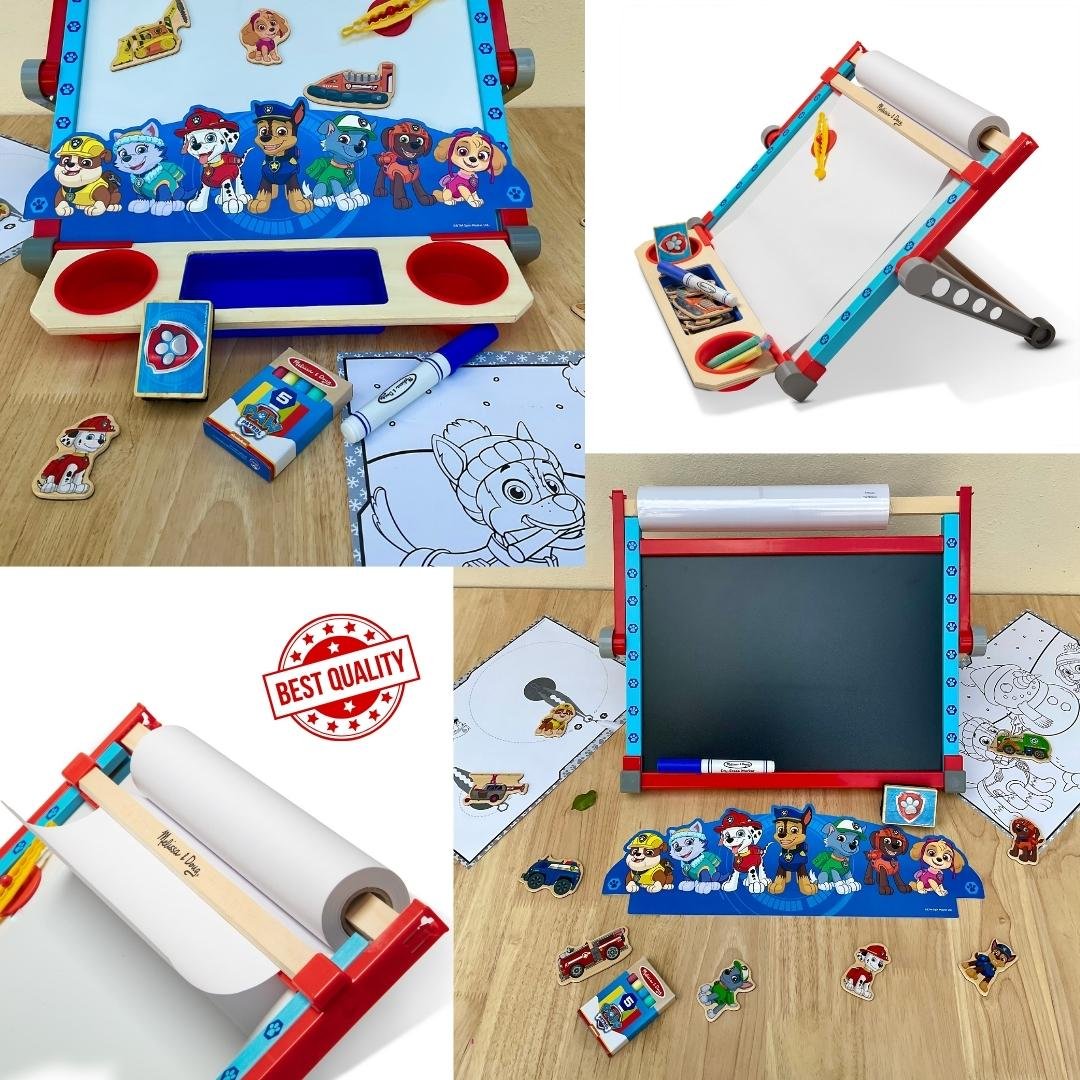 ชุดกระดานไวท์บอร์ดแม่เหล็ก PAW Patrol ของเล่นเสริมพัฒนาการเด็ก เสริมทักษะการเรียนรู้ สื่อการสอนอนุบาล พร้อมส่ง