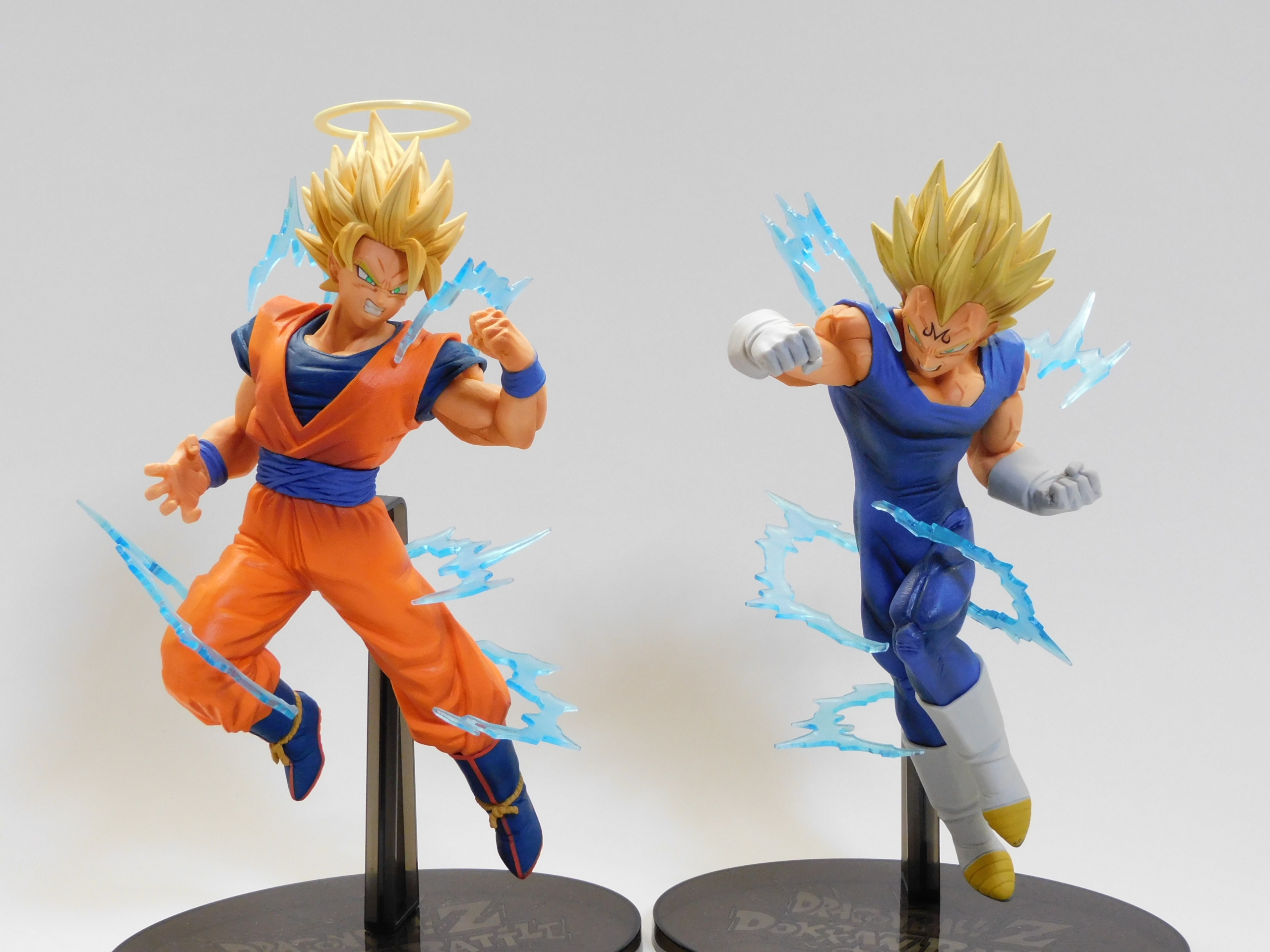 Goku VS Vegeta ของแท้ JP แมวทอง - Dokkan Battle Collab Banpresto [โมเดลดราก้อนบอล] (2 ตัว)