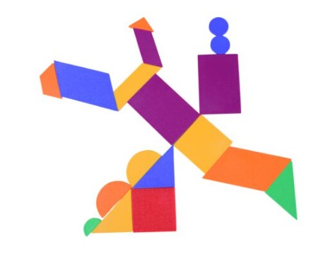 ตัวต่อลวดลายเรขาคณิตรูปร่าง ส่งเสริมการเรียนรู้ การแมชชิ่ง และ ,ของเล่นเสริมพัฒนาการ,ของเล่น , สื่อการสอน