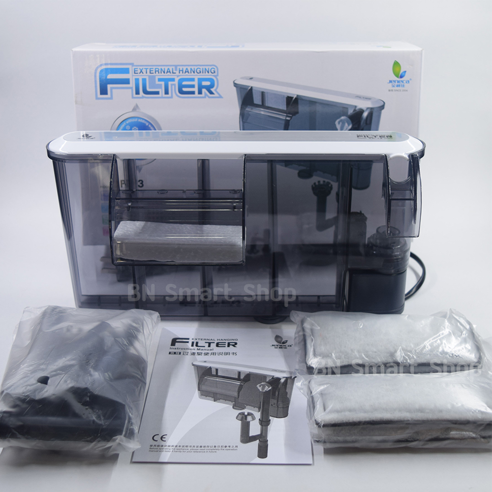 กรองแขวน กรองข้าง Jeneca XP-13 และ แผ่นอะไหล่กรองแขวน Jeneca GLB-01 แพ็ค 2 ชิ้น