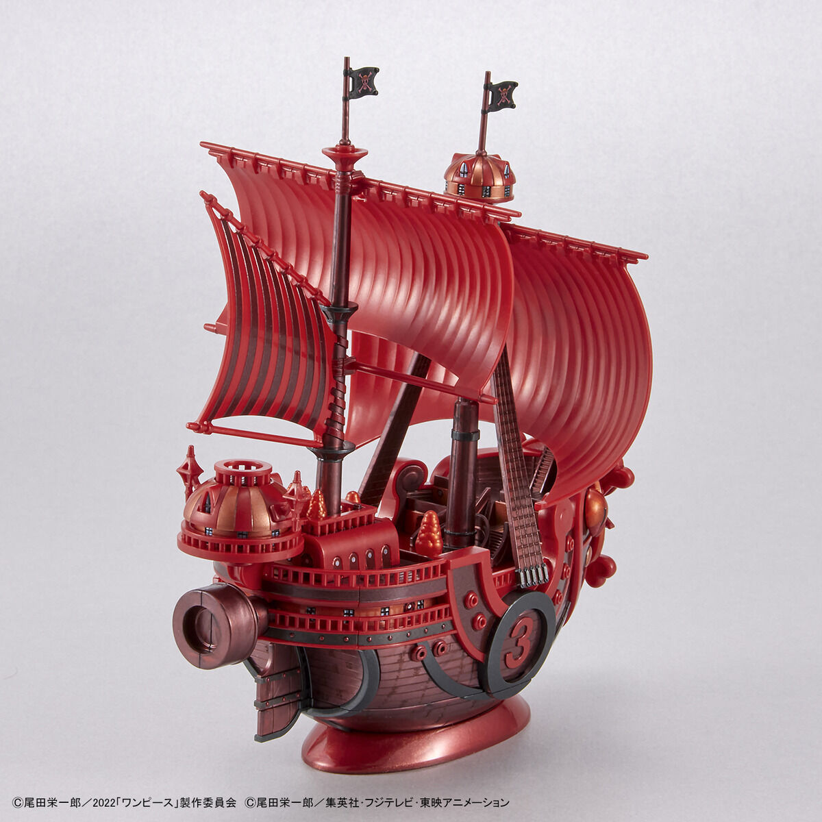 Thousand Sunny Film Red (แบบประกอบ) ของแท้ JP แมวทอง - Grand Ship Collection Bandai [โมเดลเรือวันพีช]