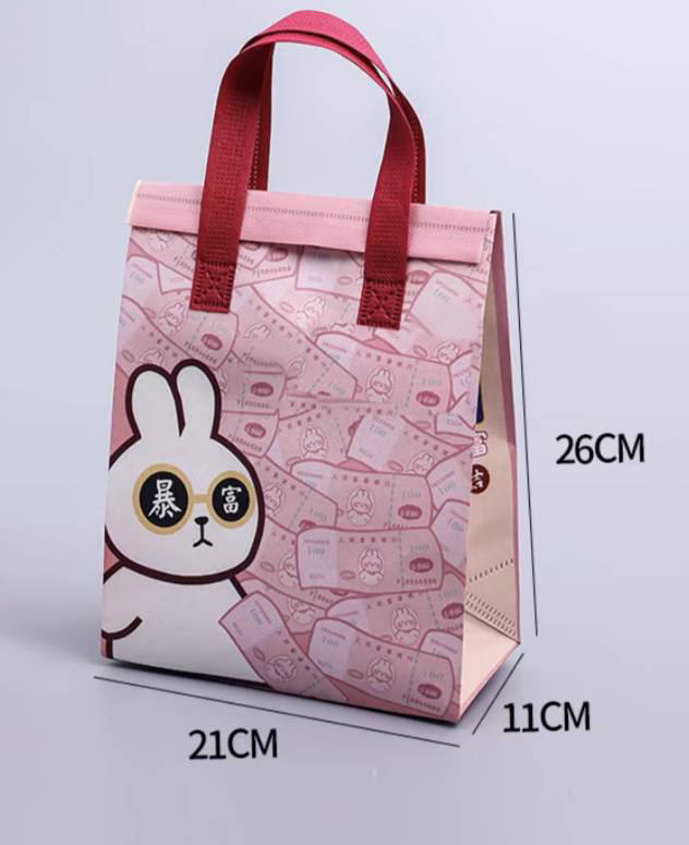 ถุงหิ้วเก็บความเย็นพิมพ์ลาย ถุงแก้วคู่ ถุงฟอยล์เก็บความเย็น ถุงเก็บอุณหภูมิ ถุงไอติม ถุงเค้ก พิมพ์ Logo ได้