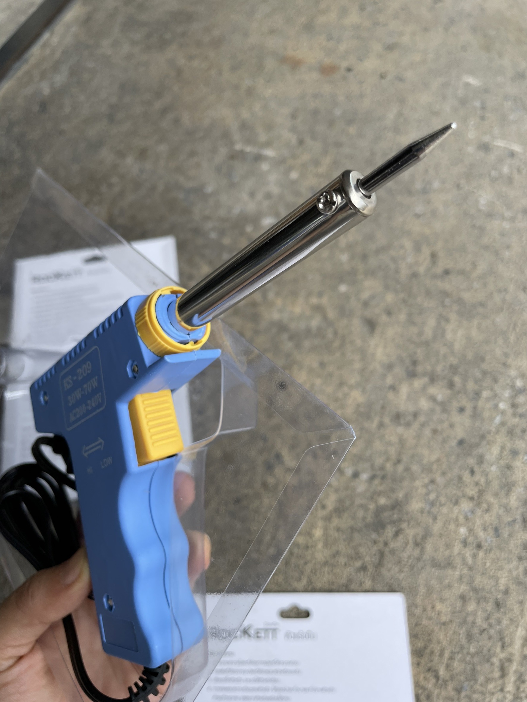 หัวแร้งแช่ด้ามปืน ROCKETT KS-209 20-70W