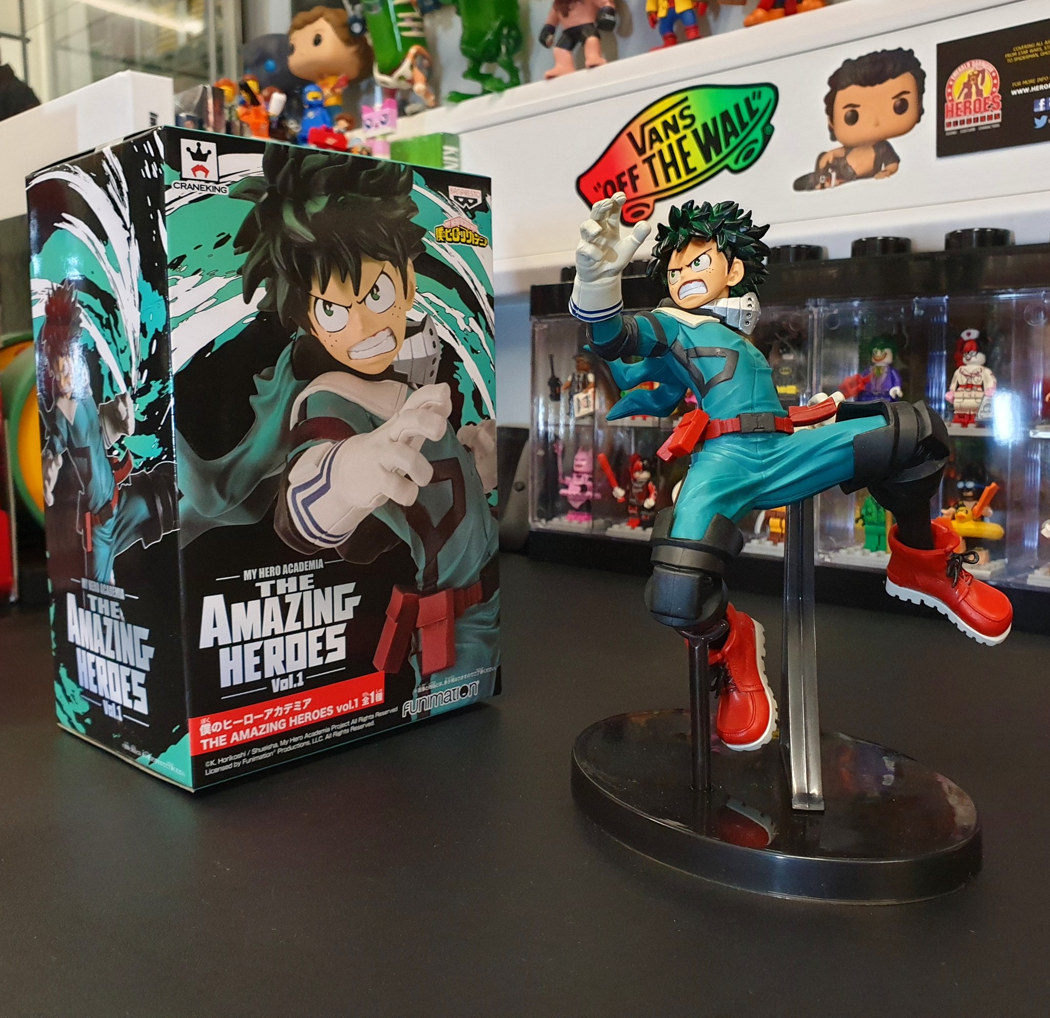 Midoriya ของแท้ JP - The Amazing Heroes Banpresto [โมเดล My Hero Academia]