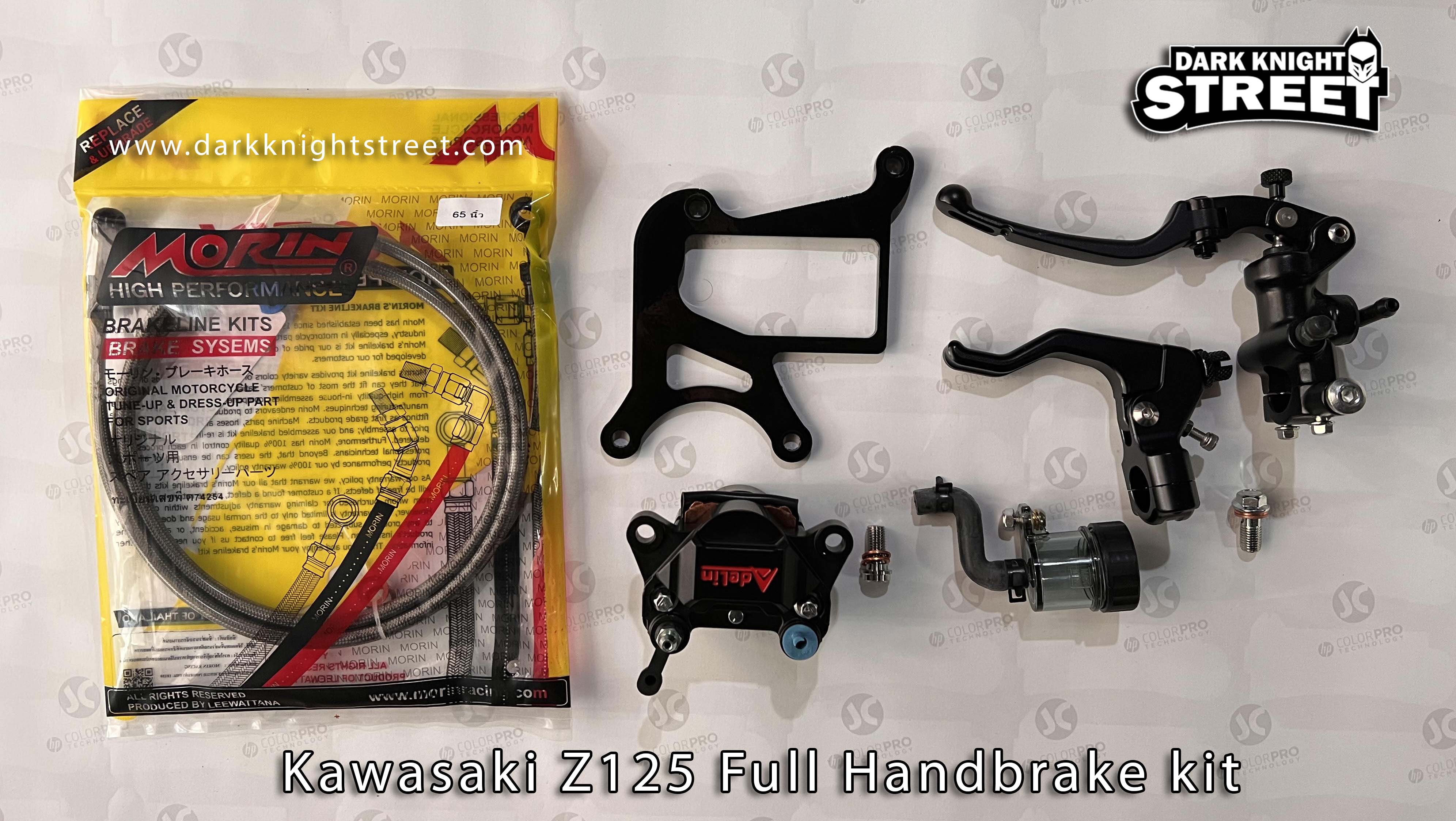 NEW Kawasaki Z125 Handbrake kit (Steel bracket)