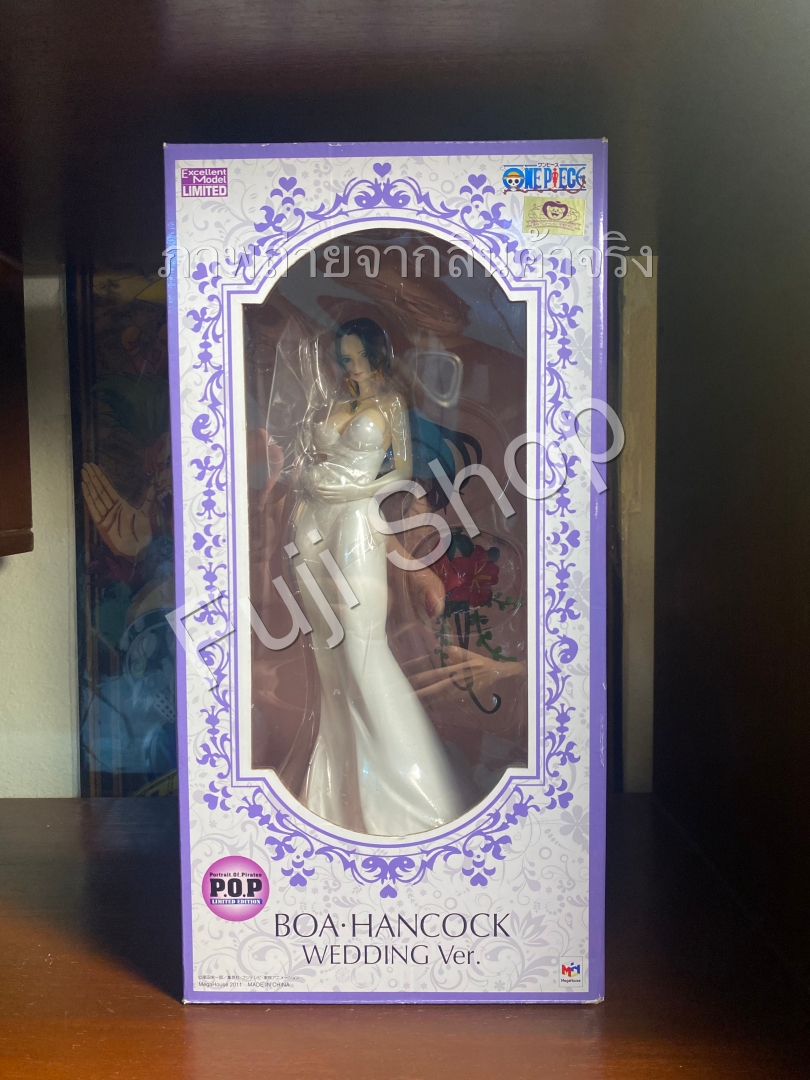 Boa Hancock Wedding ของแท้ JP แมวทอง - POP Limited Edition Megahouse [โมเดลวันพีช]