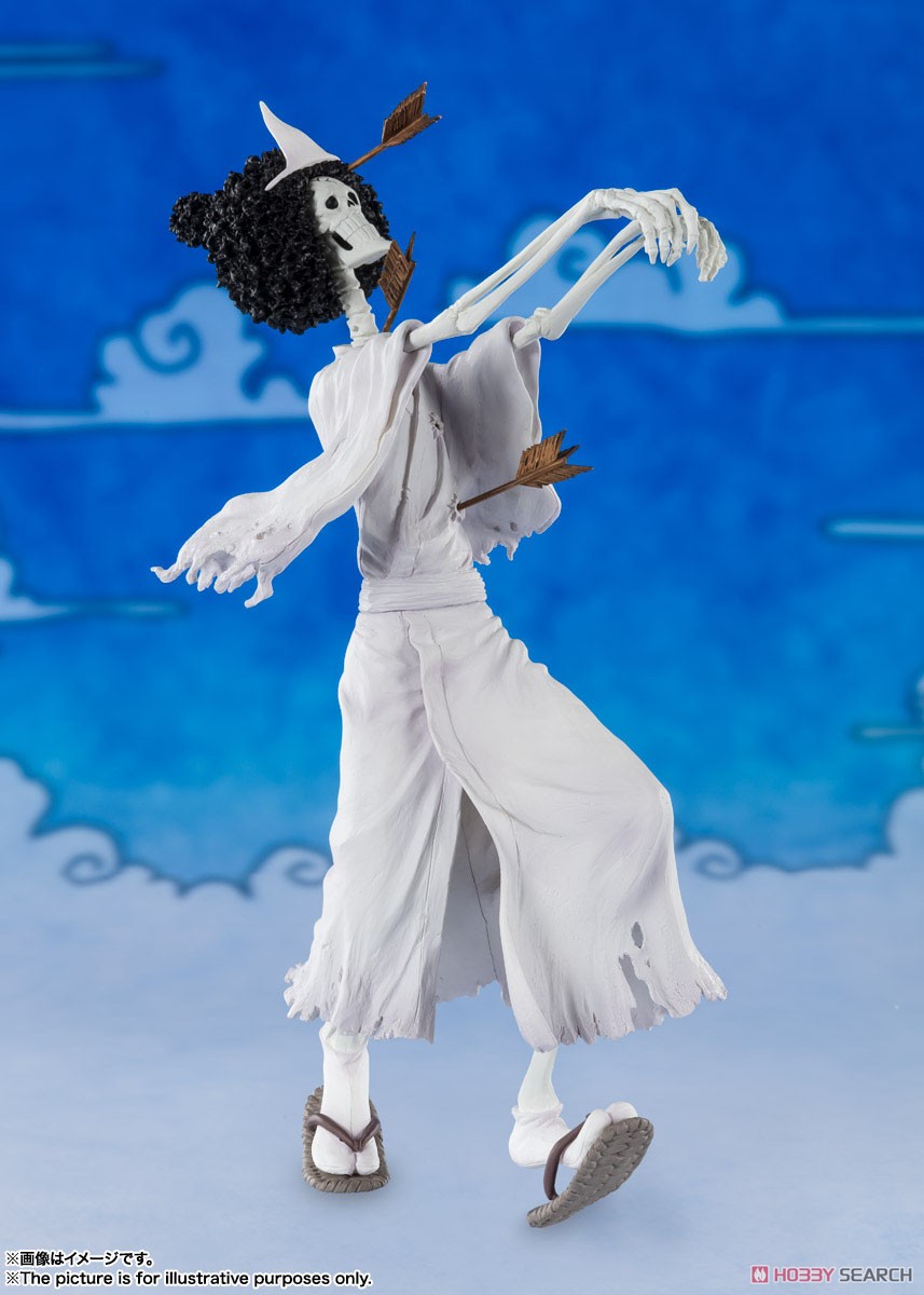 Brook Wano & Tama ของแท้ JP แมวทอง - Figuarts Zero Bandai [โมเดลวันพีช] (2 ตัว)
