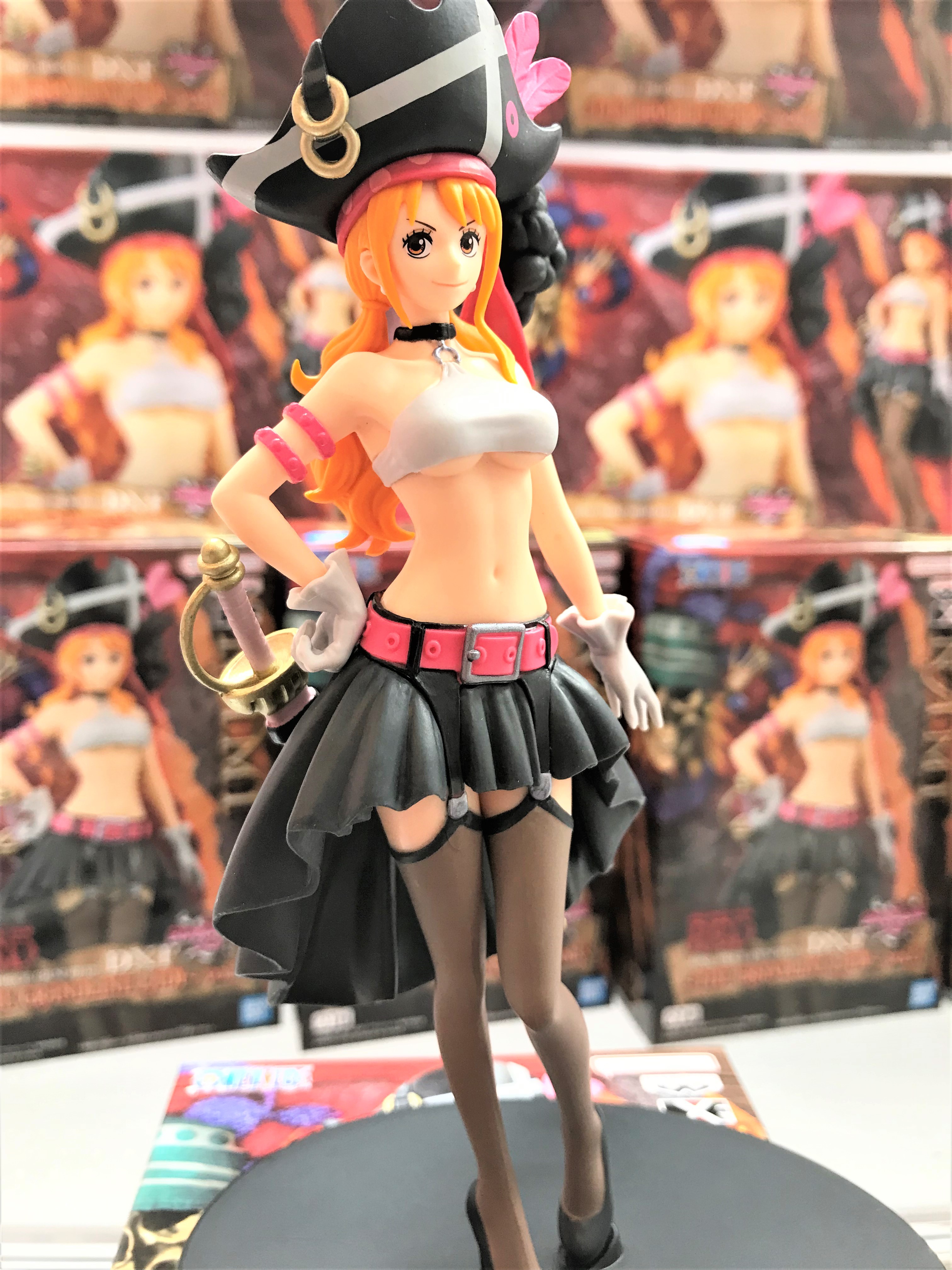 Nami Film Red ของแท้ JP แมวทอง - Grandline Lady Banpresto [โมเดลวันพีช]