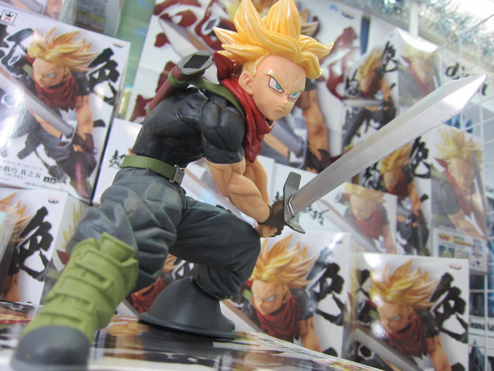 Trunks Super Saiyan ของแท้ JP แมวทอง - Super Dragonball Heroes Banpresto [โมเดลดราก้อนบอล]
