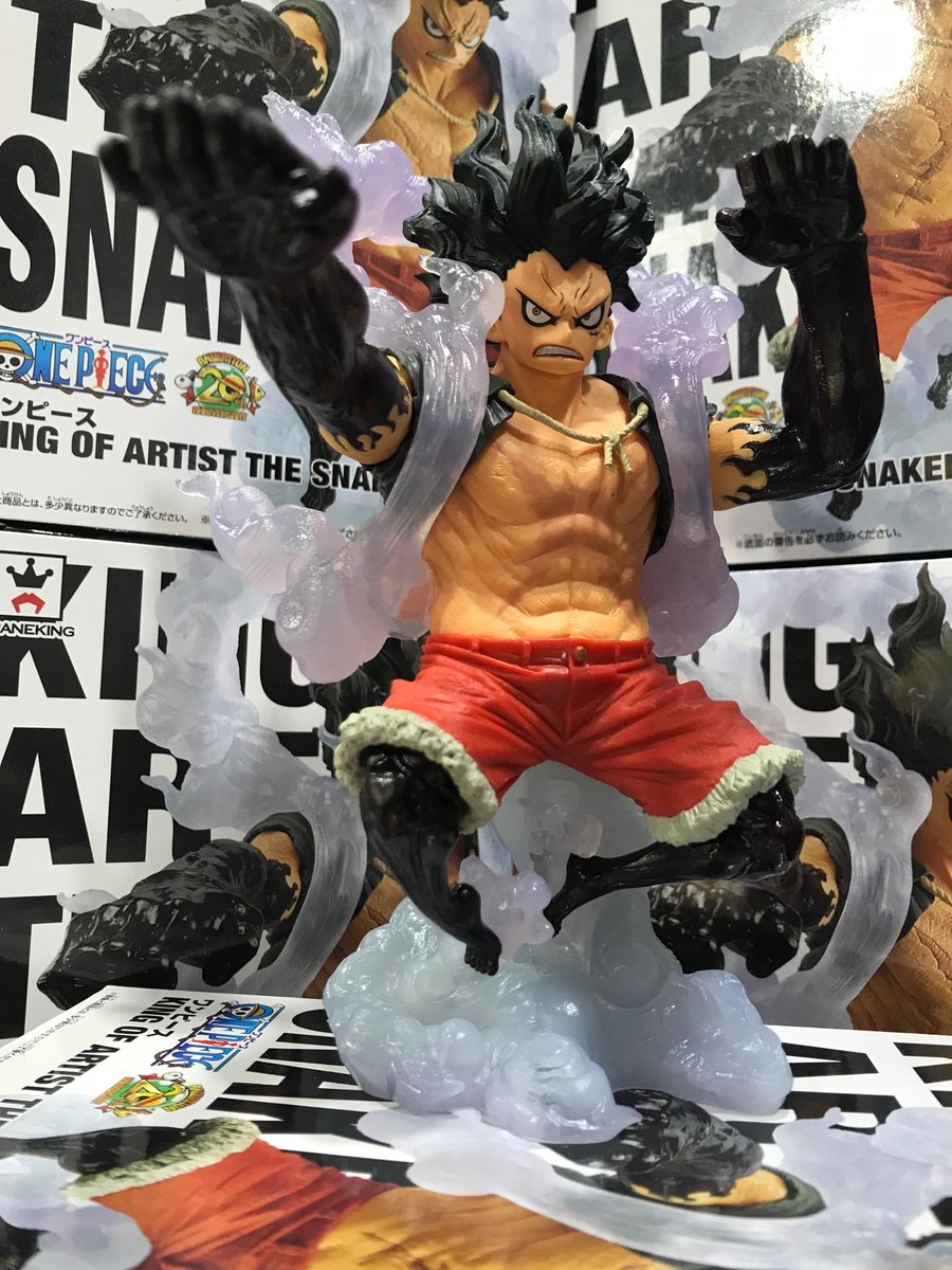 Luffy Gear 4 Snake Man ของแท้ JP แมวทอง - King of Artist Banpresto [โมเดลวันพีช]