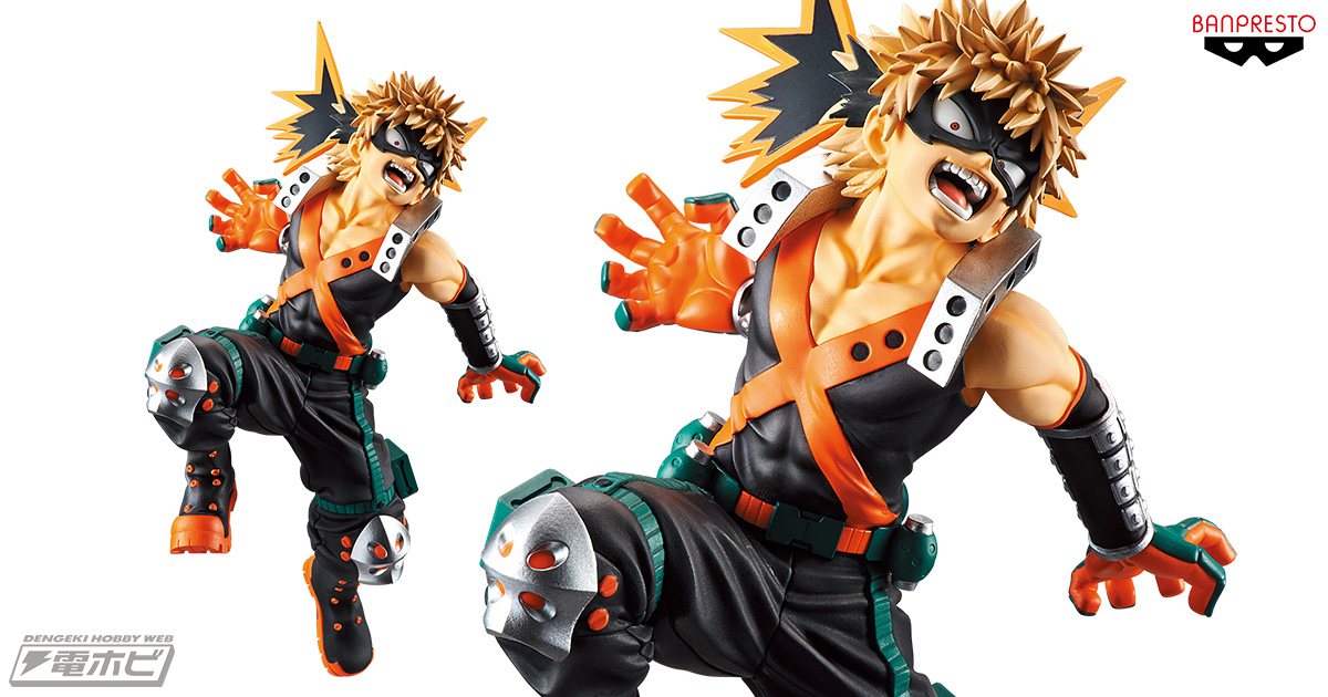 Bakugo ของแท้ JP - King of Artist Banpresto [โมเดล My Hero Academia]