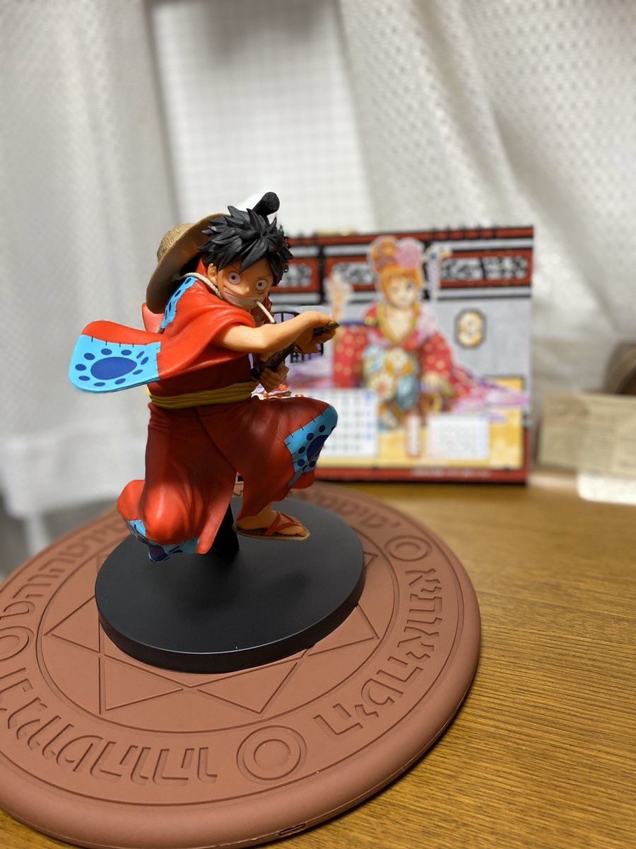 Luffy Wano ของแท้ JP แมวทอง - King of Artist Banpresto [โมเดลวันพีช]