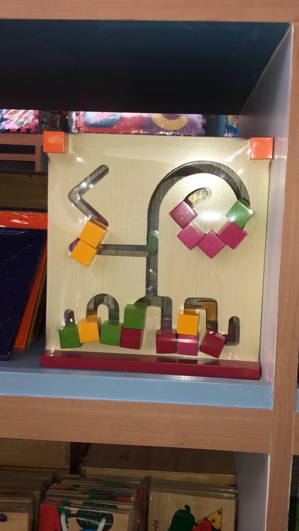 1528 ดัมเบลรางเลื่อน ของเล่นเสริมพัฒนาการ ,ของเล่นเสริมทักษะ,ของเล่นเด็ก, สื่อการสอนอนุบาล