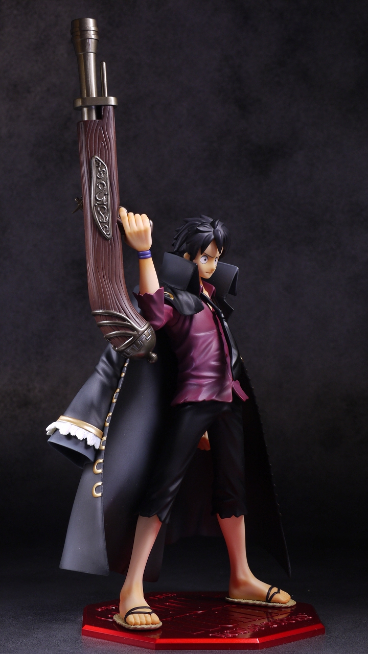 Luffy Strong World ของแท้ JP แมวทอง - POP Megahouse [โมเดลวันพีช]