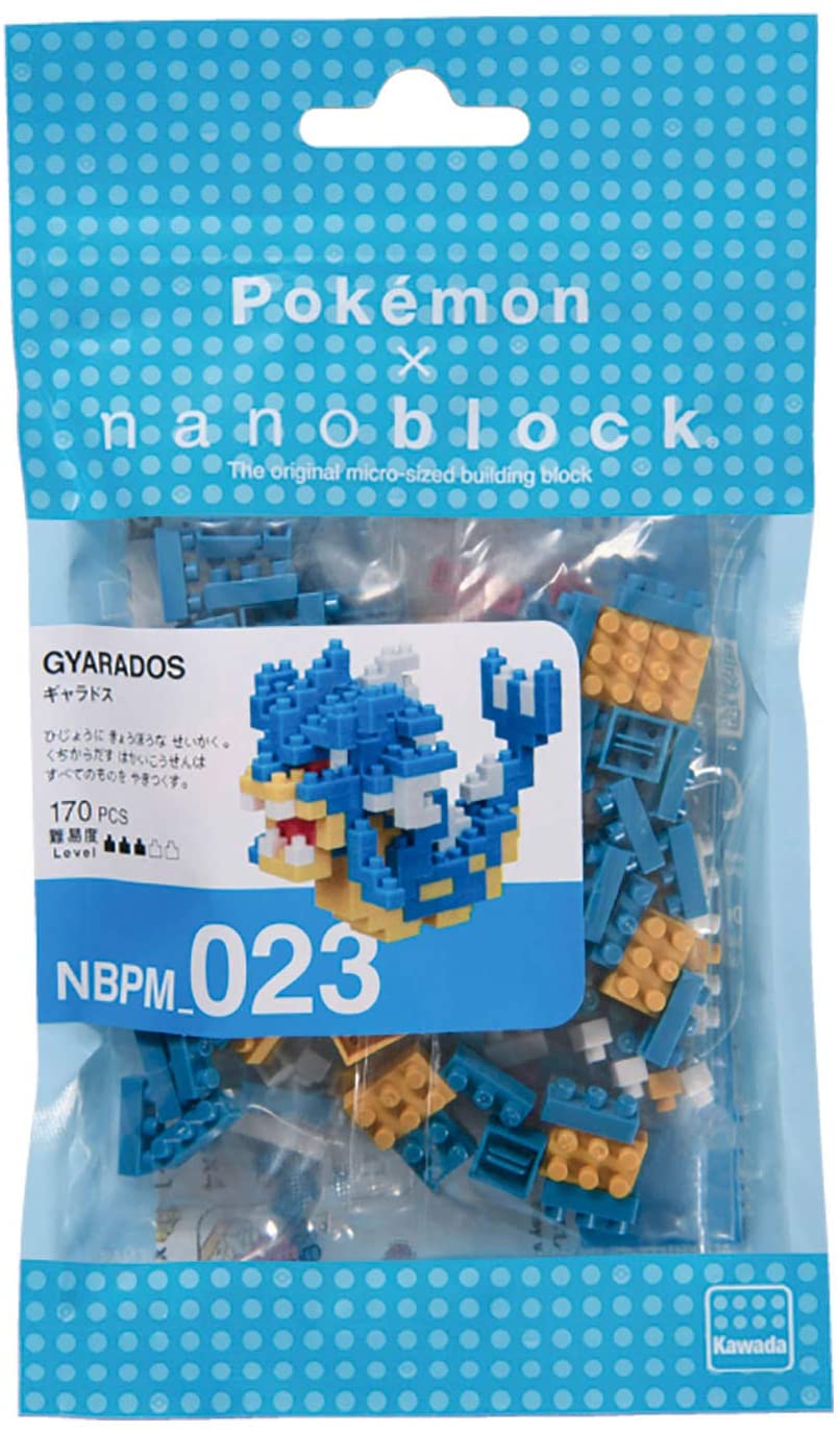 Gyarados (แบบประกอบ) ของแท้ JP - Nanoblock Kawada [เลโก้โปเกมอน]