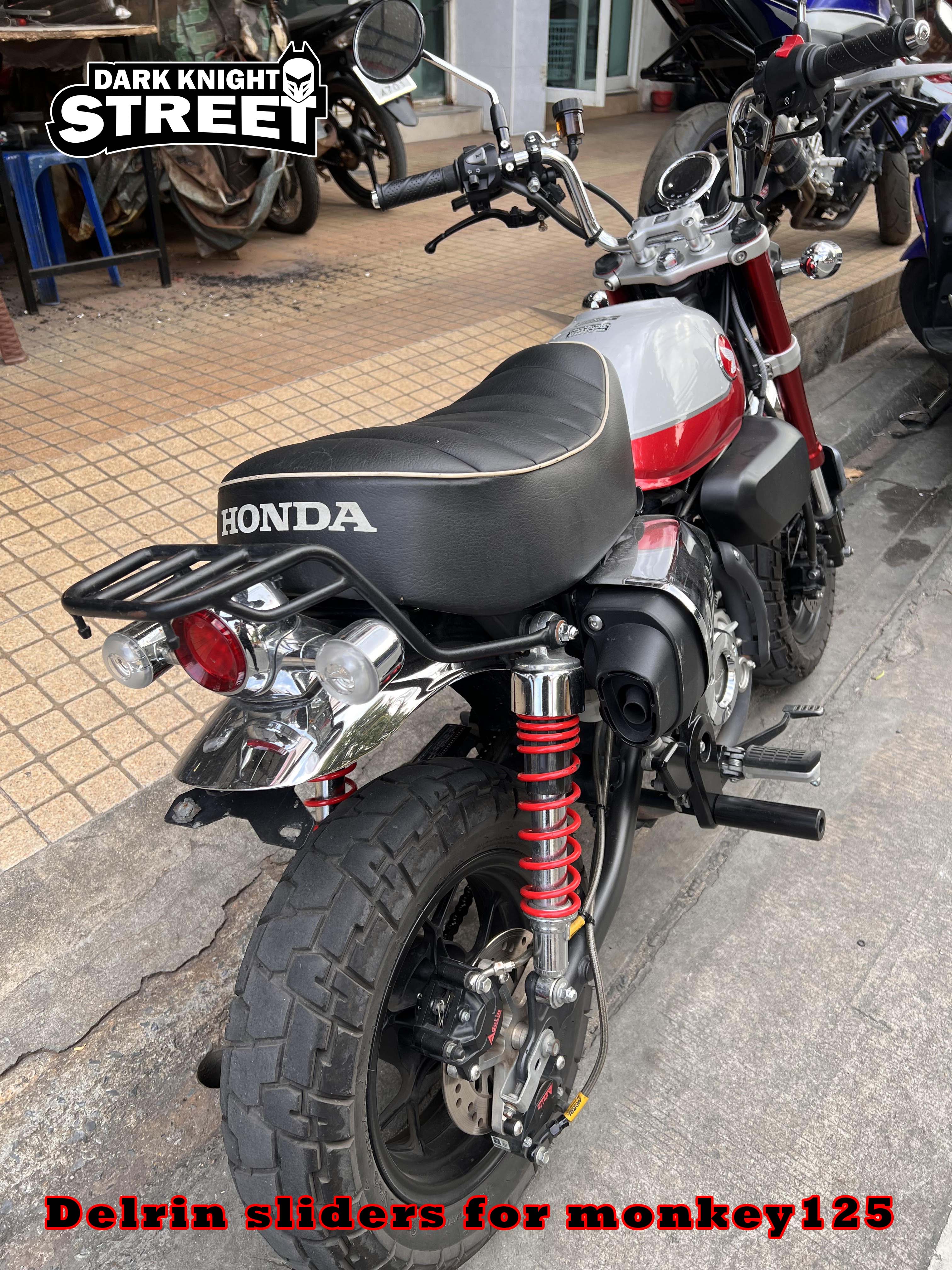Delrin slider set for Honda Monkey125 all year