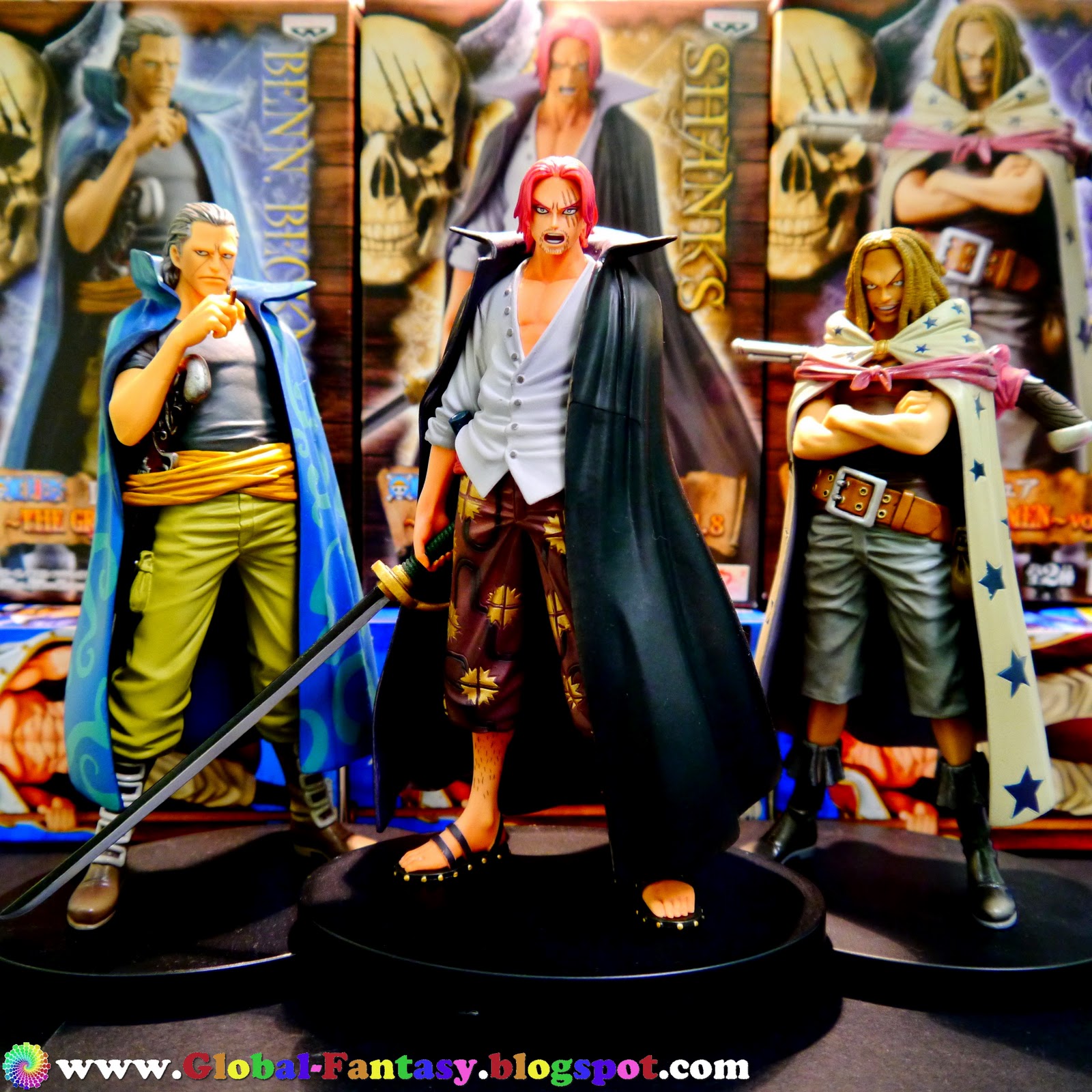Shanks ของแท้ JP แมวทอง - Grandline Men Banpresto [โมเดลวันพีช]