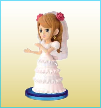 Sanji & Pudding Wedding ของแท้ JP แมวทอง - WCF Banpresto [โมเดลวันพีช] (2 ตัว)