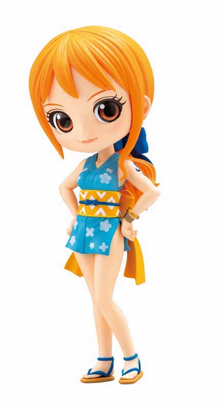 Nami Wano ของแท้ JP แมวทอง - Q Posket Banpresto [โมเดลวันพีช]