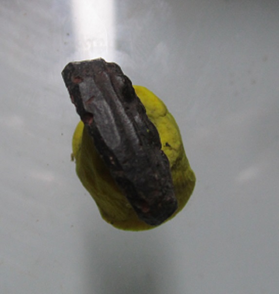 พระเล็บมือ พระพุทธ เนื้อดิน หลังกาบหมาก ไม่ทราบที่เก่า