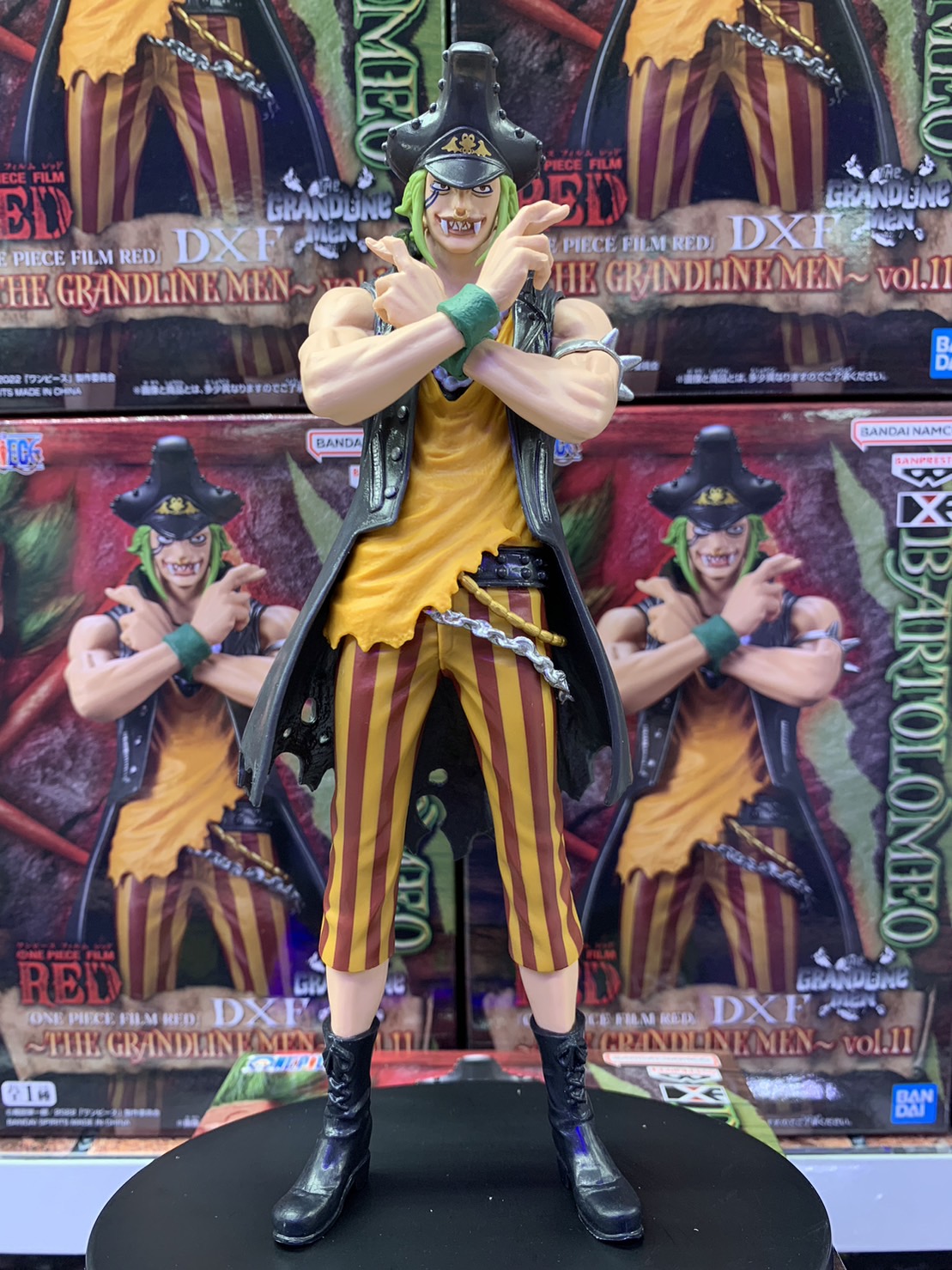 Bartolomeo Film Red ของแท้ JP แมวทอง - Grandline Men Banpresto [โมเดลวันพีช]