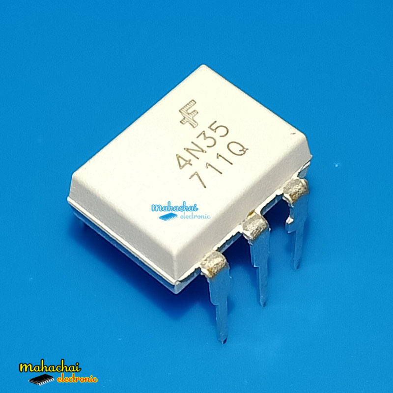 4N35 DIP6 optocoupler สีขาว