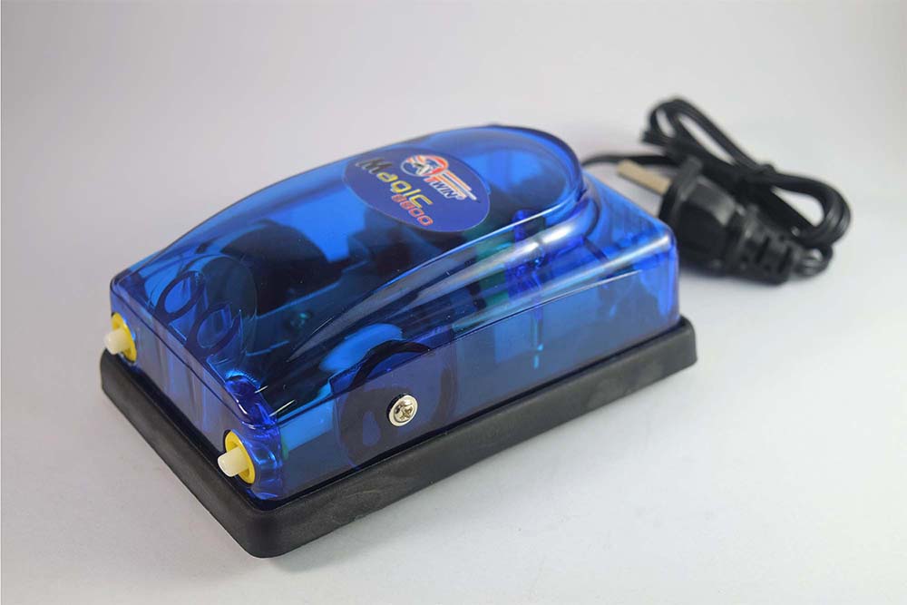 ปั้มลม ปั้มออกซิเจน 2 ทาง Magic 8800 ฟรีท่อพักลม10ช่องและอุปกรณ์พร้อมใช้งาน