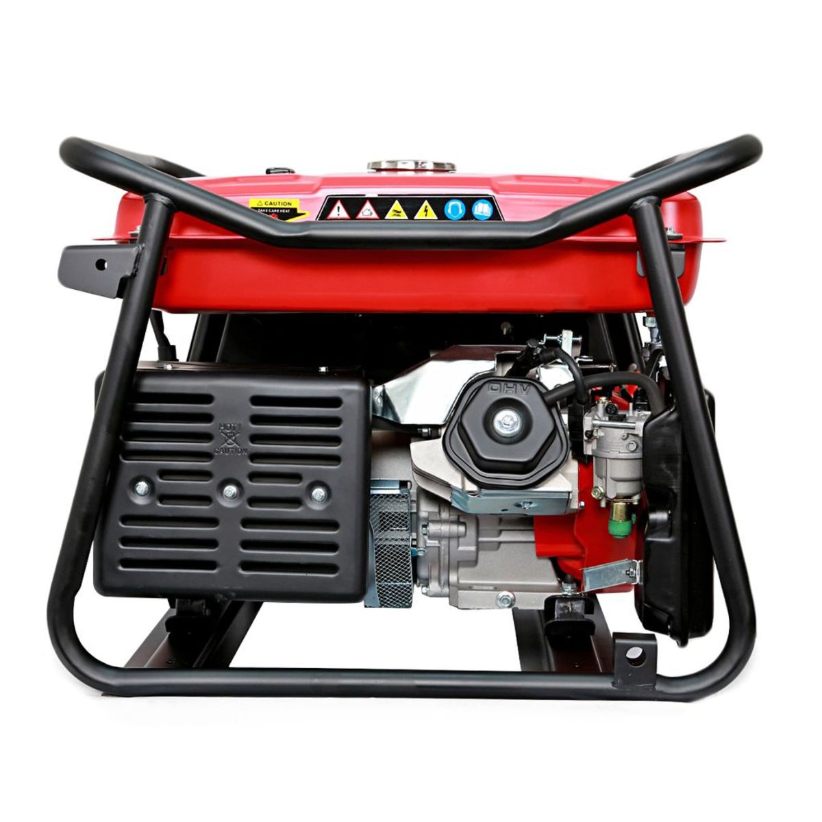 เครื่องปั่นไฟเบนซินอเนกประสงค์ "POLO" #KT7500VDDC MAX. 6500 วัตต์ (6.5 KW.) RATING 6000W.(6KW.) 220V. กุญแจสตาร์ท