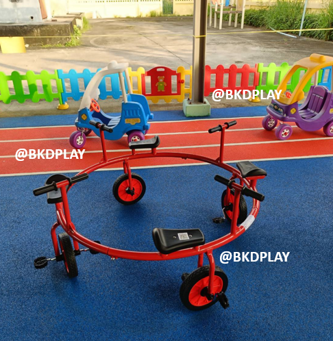 จักรยานวงกลม 4 ที่นั่ง, เครื่องออกกำลังกายกลางแจ้ง, เครื่องเล่นสนาม,จักรยานออกกําลังกาย,เครื่องปั่นจักรยาน, พร้อมส่ง