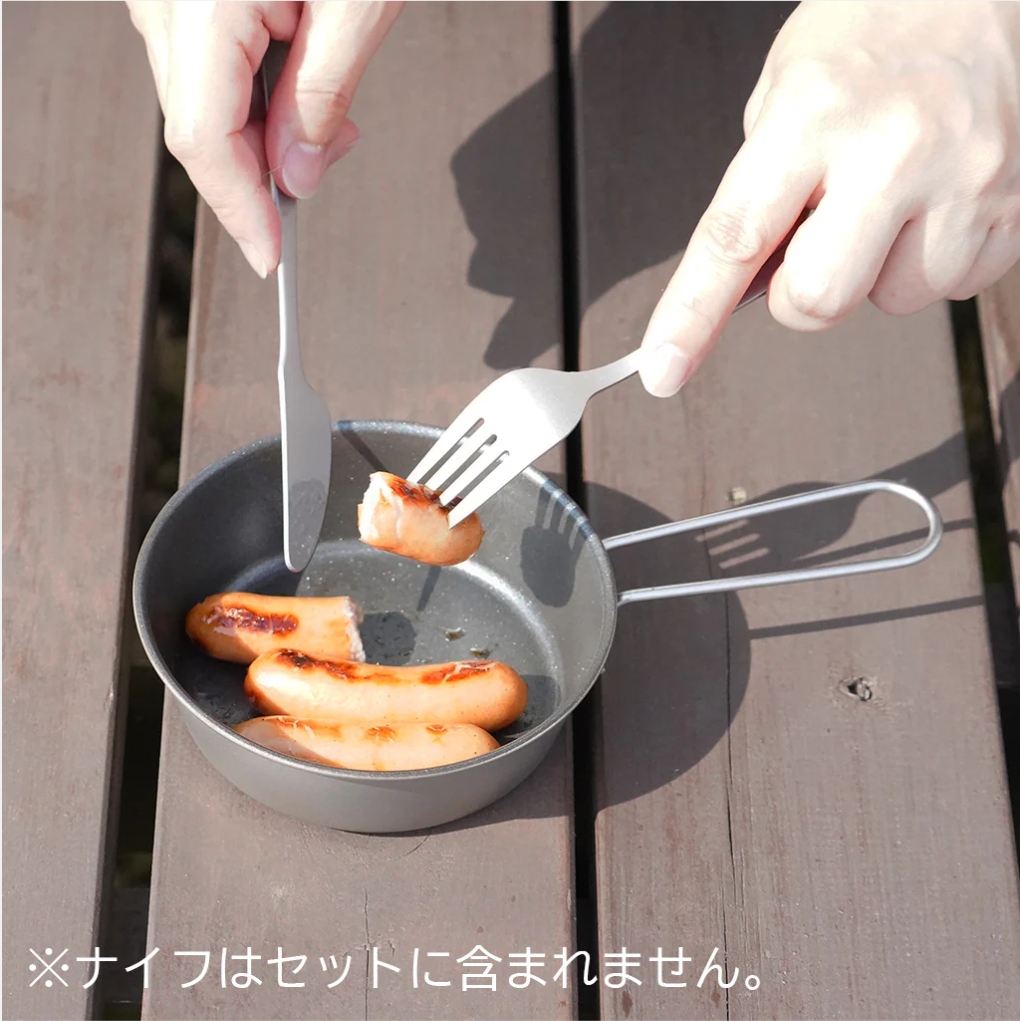 Titanium Cutlery 2P Set ช้อนส้อม