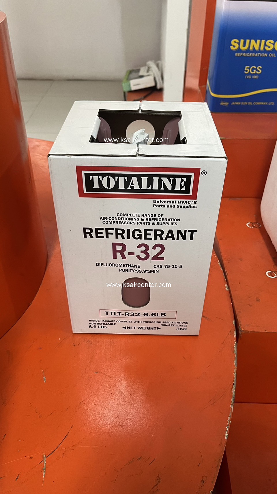 น้ำยาแอร์ R-32 TOTALINE ขนาด 3 กก / ถัง