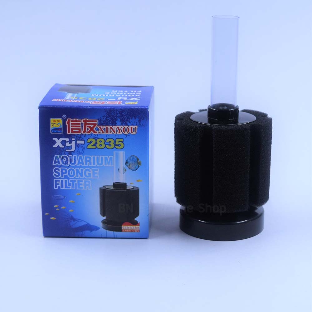 กรองฟองน้ำ XINYOU XY-2835 Aquarium Sponge Filter แถมฟรีฟองน้ำอย่างดี 1 อัน
