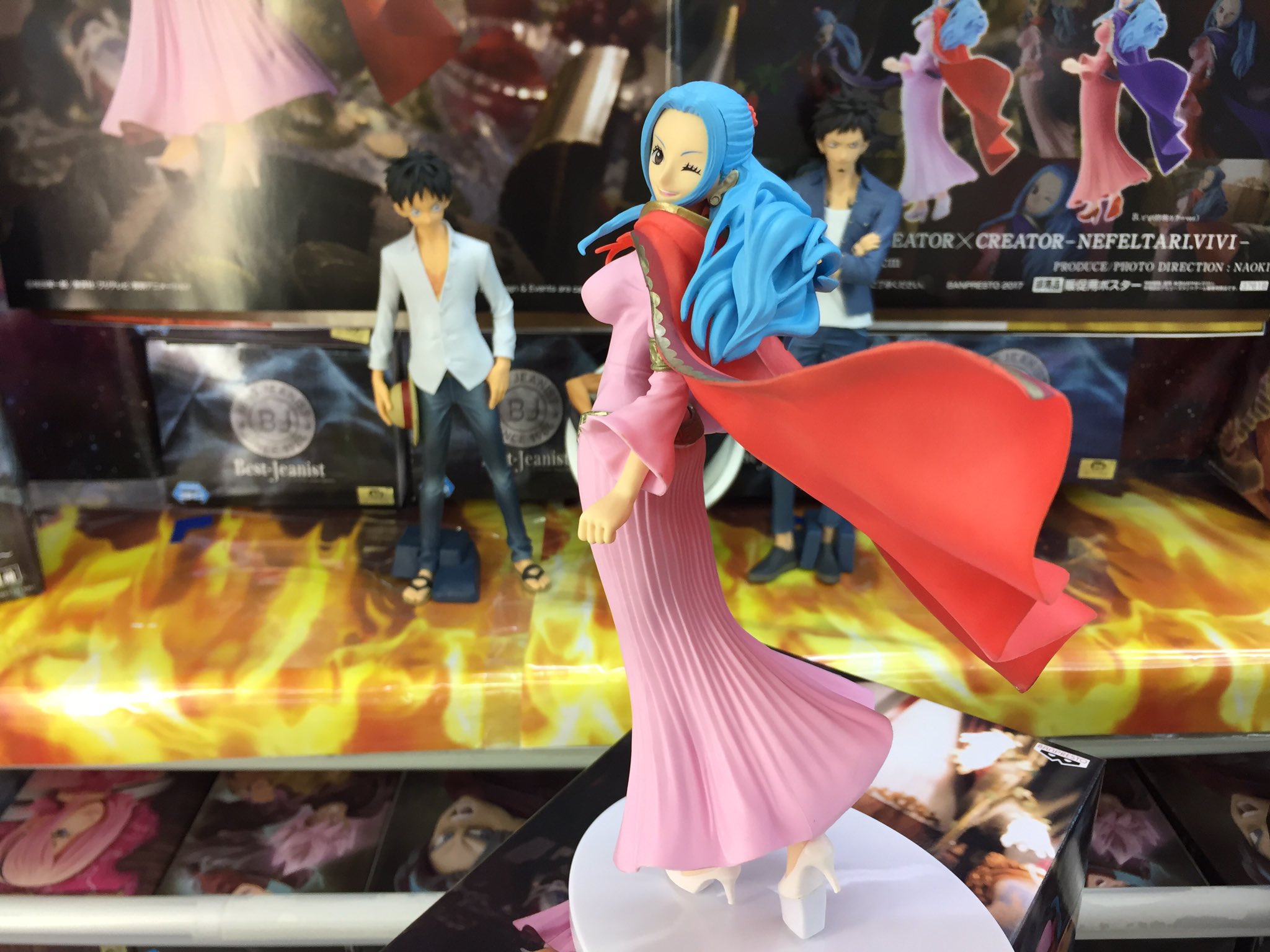 Vivi ของแท้ JP แมวทอง - Creator X Creator Banpresto [โมเดลวันพีช]